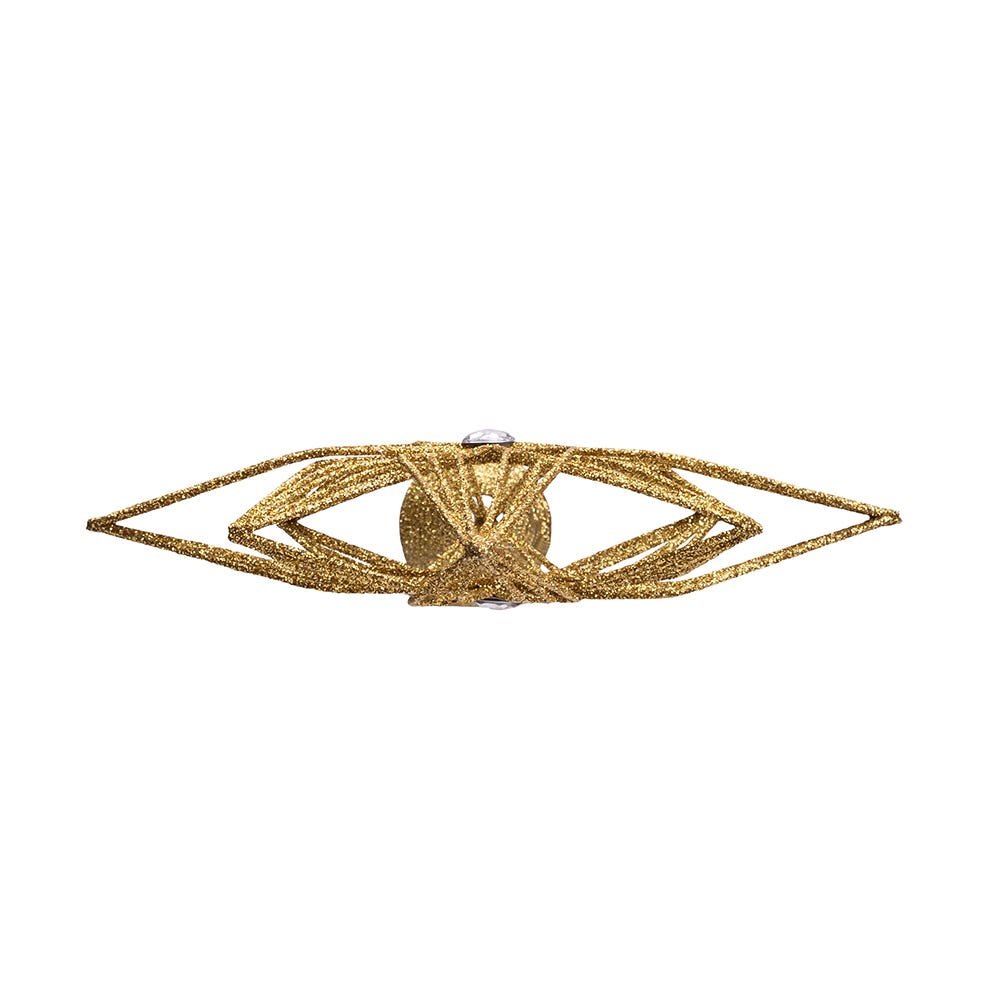 Shop For Kurt Adler 12 - Inch Unlit Gold Glittered 6 - Point Star Tree Topper
