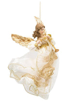 Shop For Kurt Adler 12" Ivory and Gold Angel Ornament