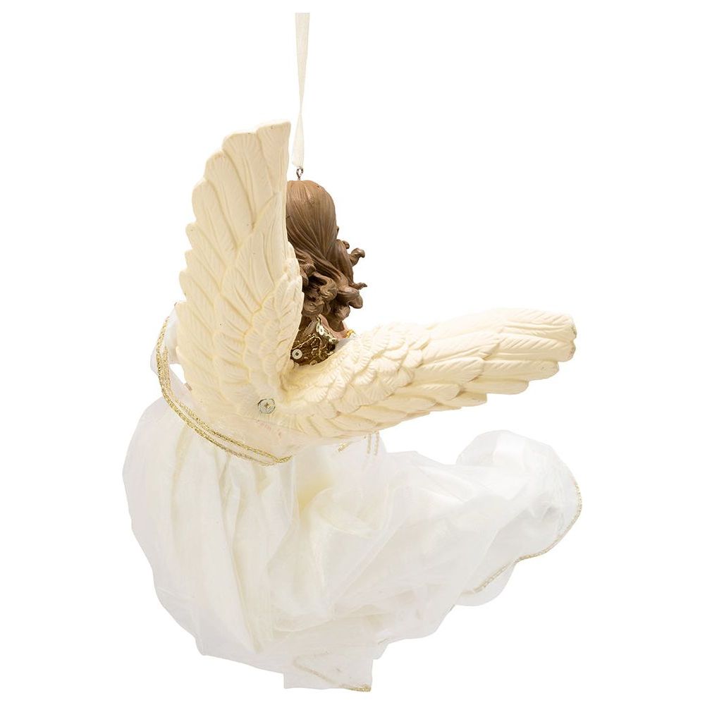 Shop For Kurt Adler 12" Ivory and Gold Angel Ornament