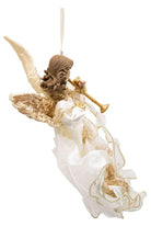 Shop For Kurt Adler 12" Ivory and Gold Angel Ornament