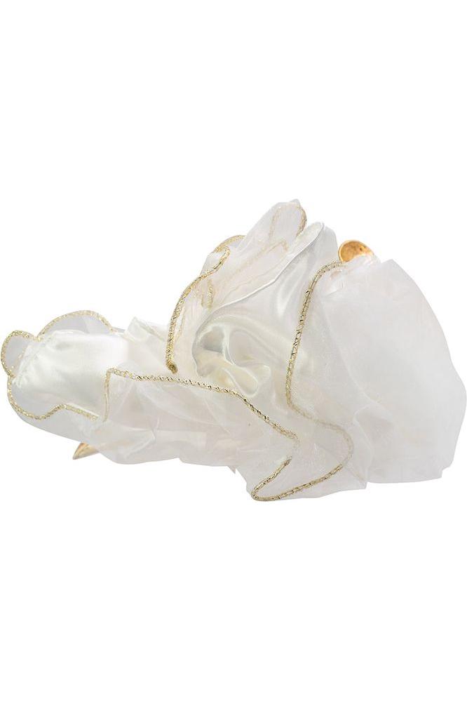 Shop For Kurt Adler 12" Ivory and Gold Angel Ornament