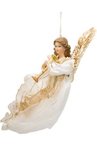 Shop For Kurt Adler 12" Ivory and Gold Angel Ornament