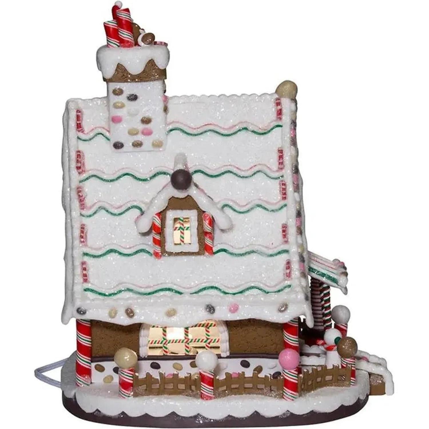 Kurt Adler 12" Lighted Christmas Gingerbread House