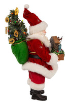 Shop For Kurt Adler 13" Fabriché LED Santa with Nativity Set