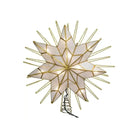 Shop For Kurt Adler 14 - Inch 7 - Point Natural Capiz Star Lighted Treetop