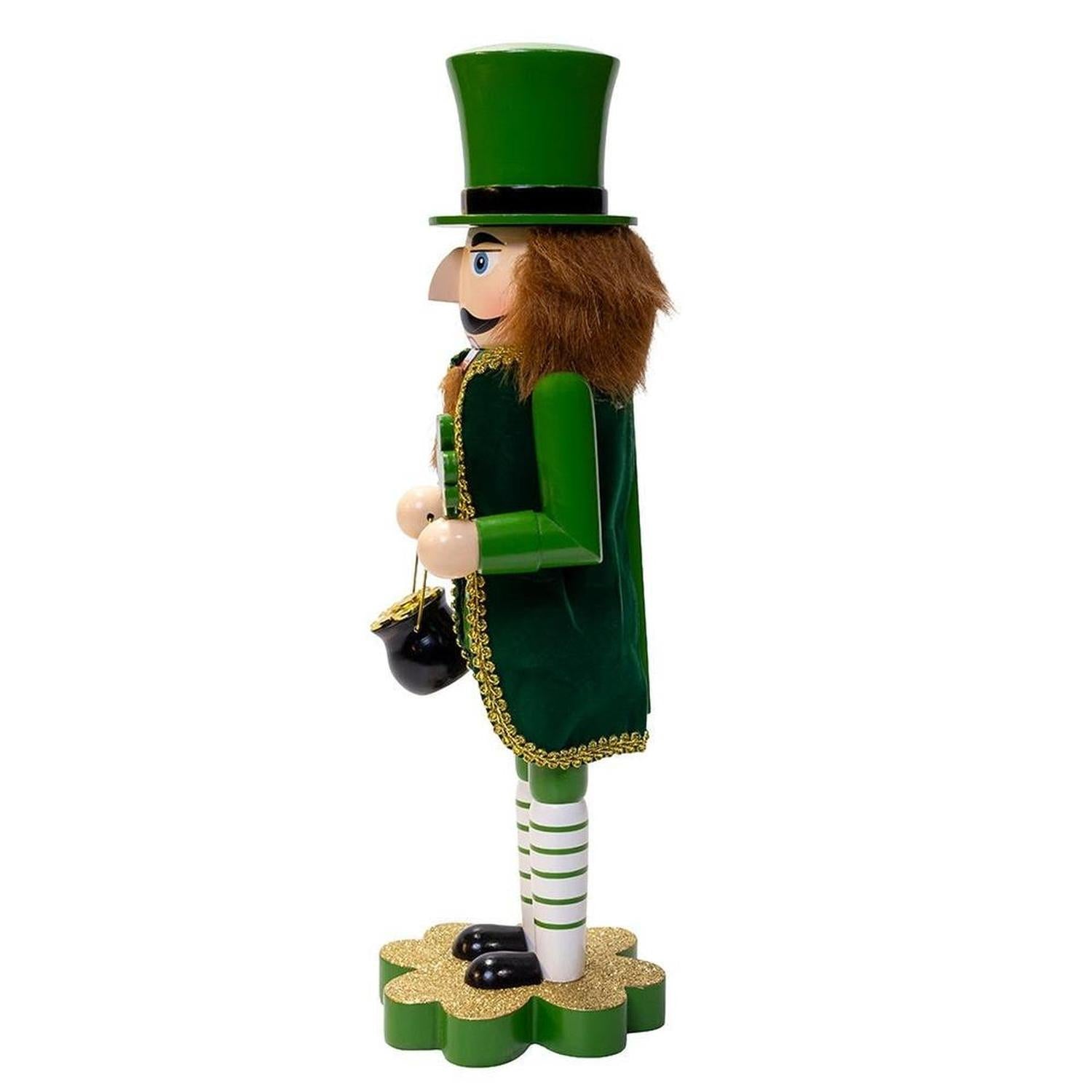 Shop For Kurt Adler 14 - Inch Leprechaun Soldier Nutcracker