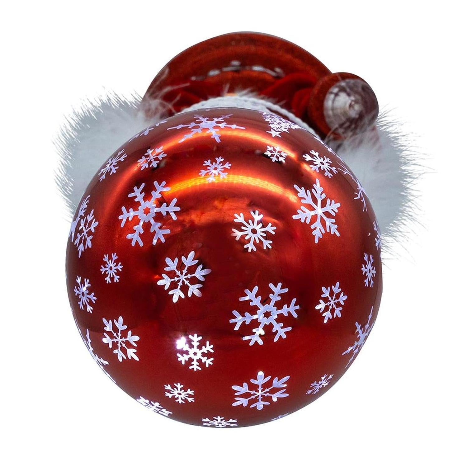 Kurt Adler 14.5-Inch Musical Red Soldier With Water Globe Nutcracker