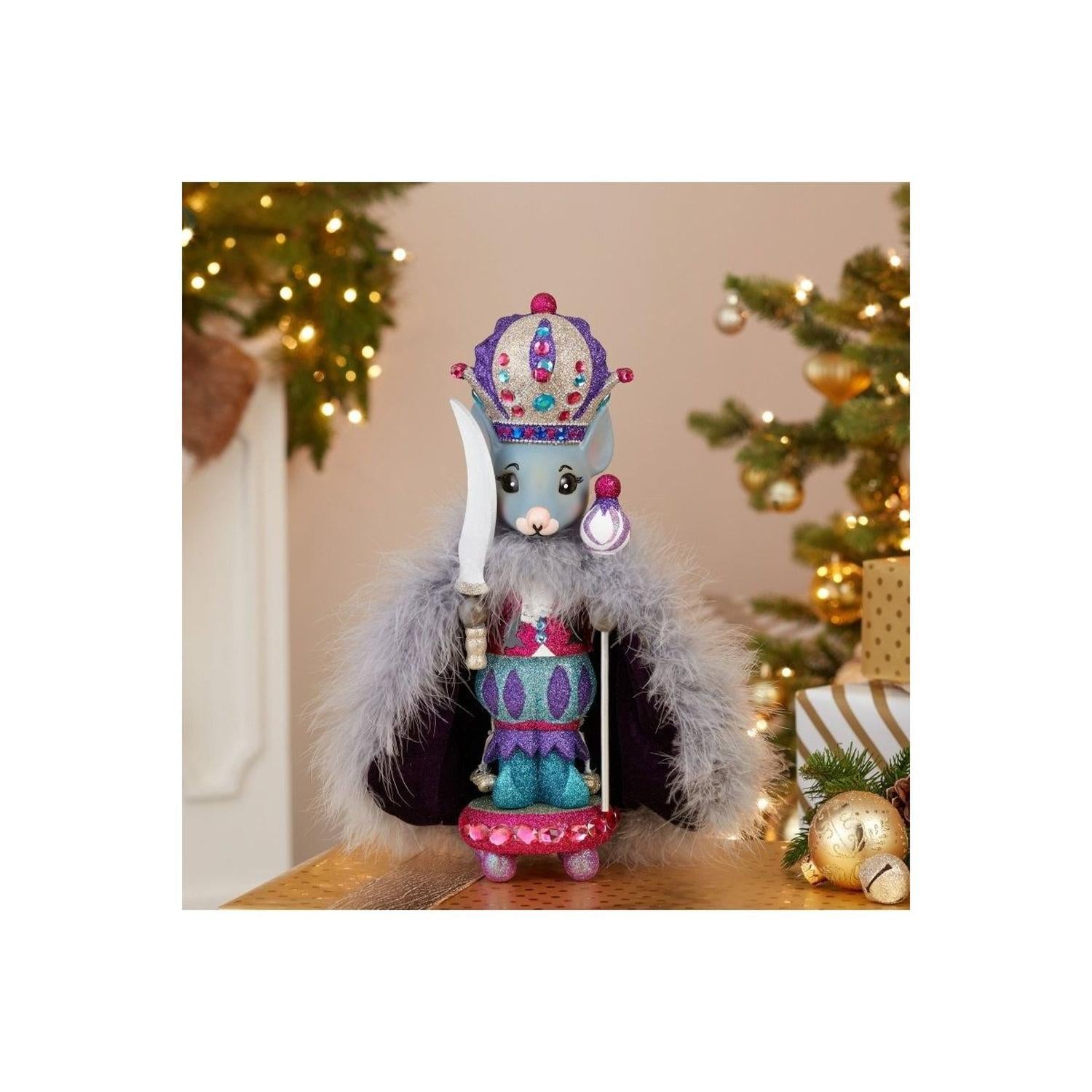 Kurt Adler 15" Hollywood Mouse King Nutcracker