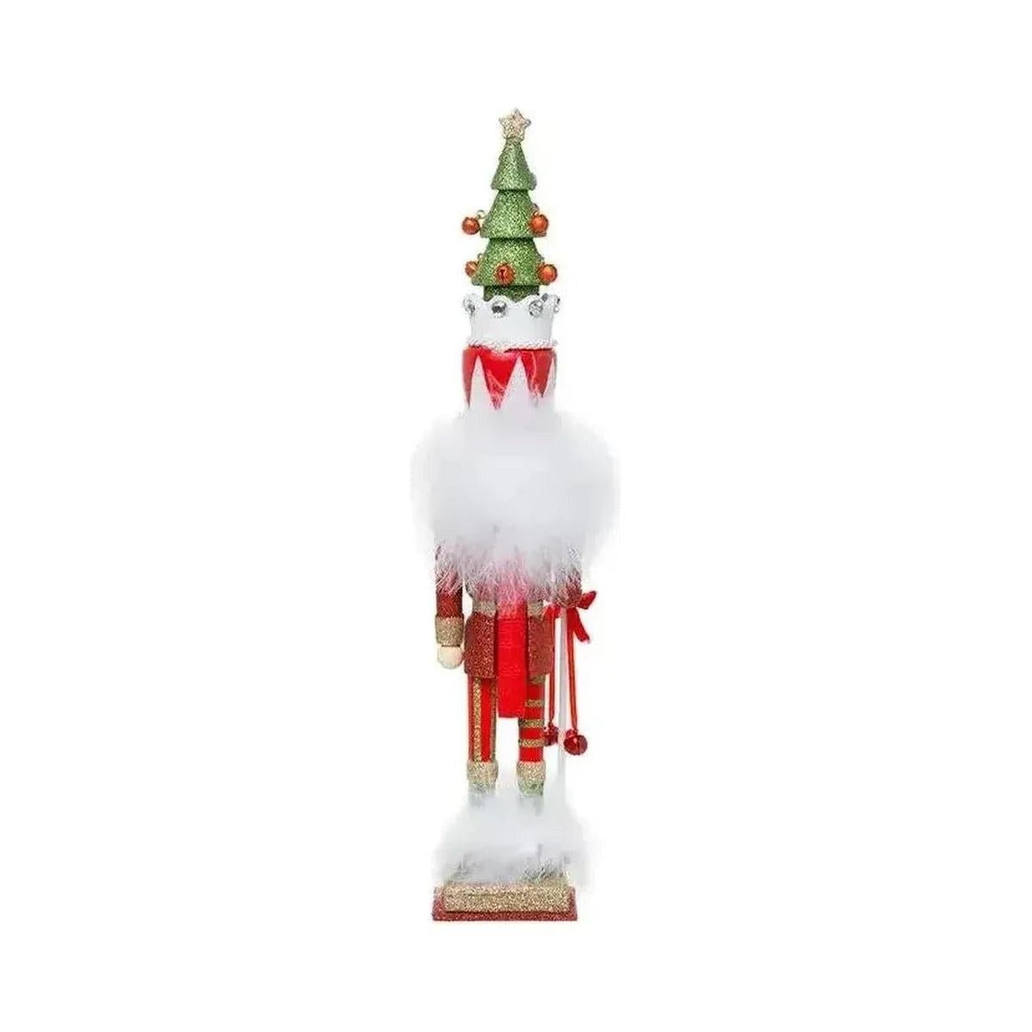 Kurt Adler 15" Hollywood Nutcrackers™ Red and Green Tree Hat Nutcracker