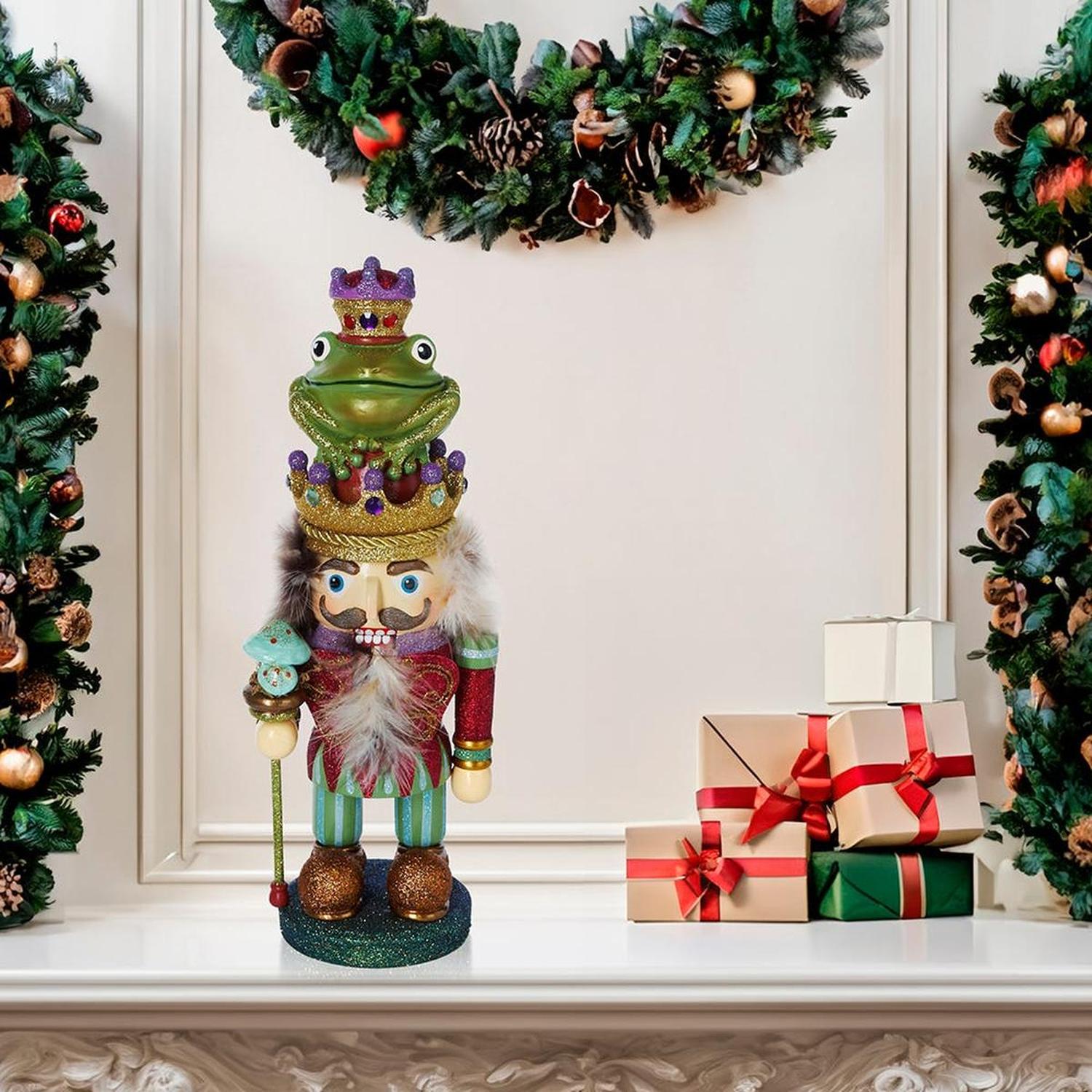 Kurt Adler 15-Inch Hollywood Frog Prince Nutcracker