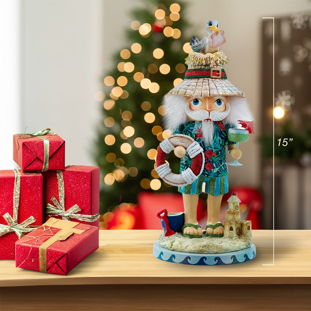 Shop For Kurt Adler 15 - Inch Hollywood Nutcrackers Beach Nutcracker