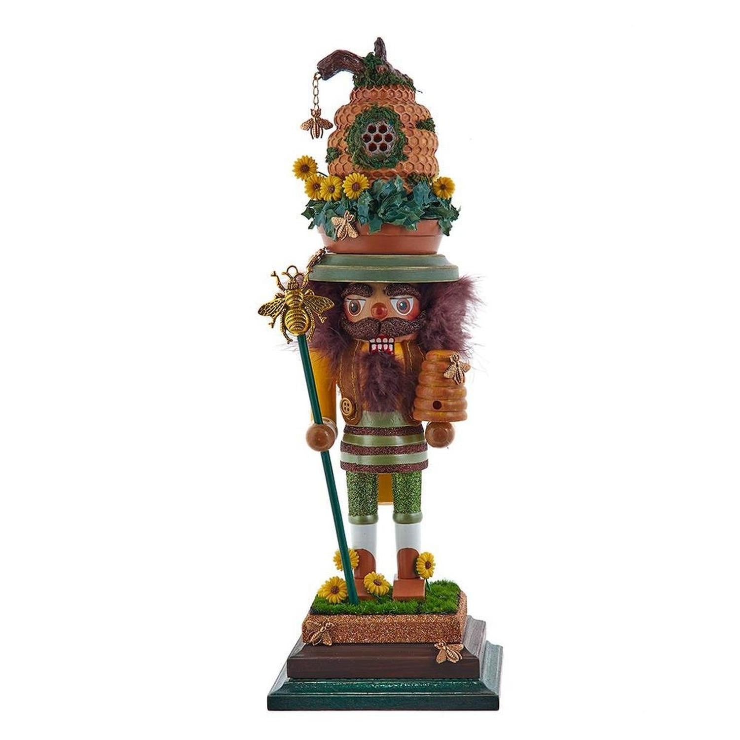 Kurt Adler 15-Inch Hollywood Nutcrackers Bee Keeper Nutcracker