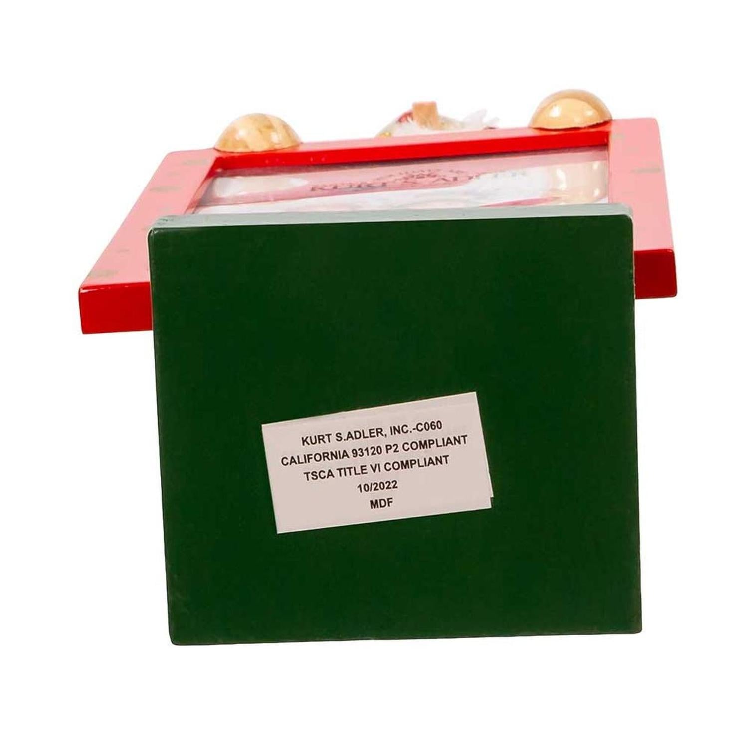 Kurt Adler 15-Inch Nutcracker King Holding Picture Frame