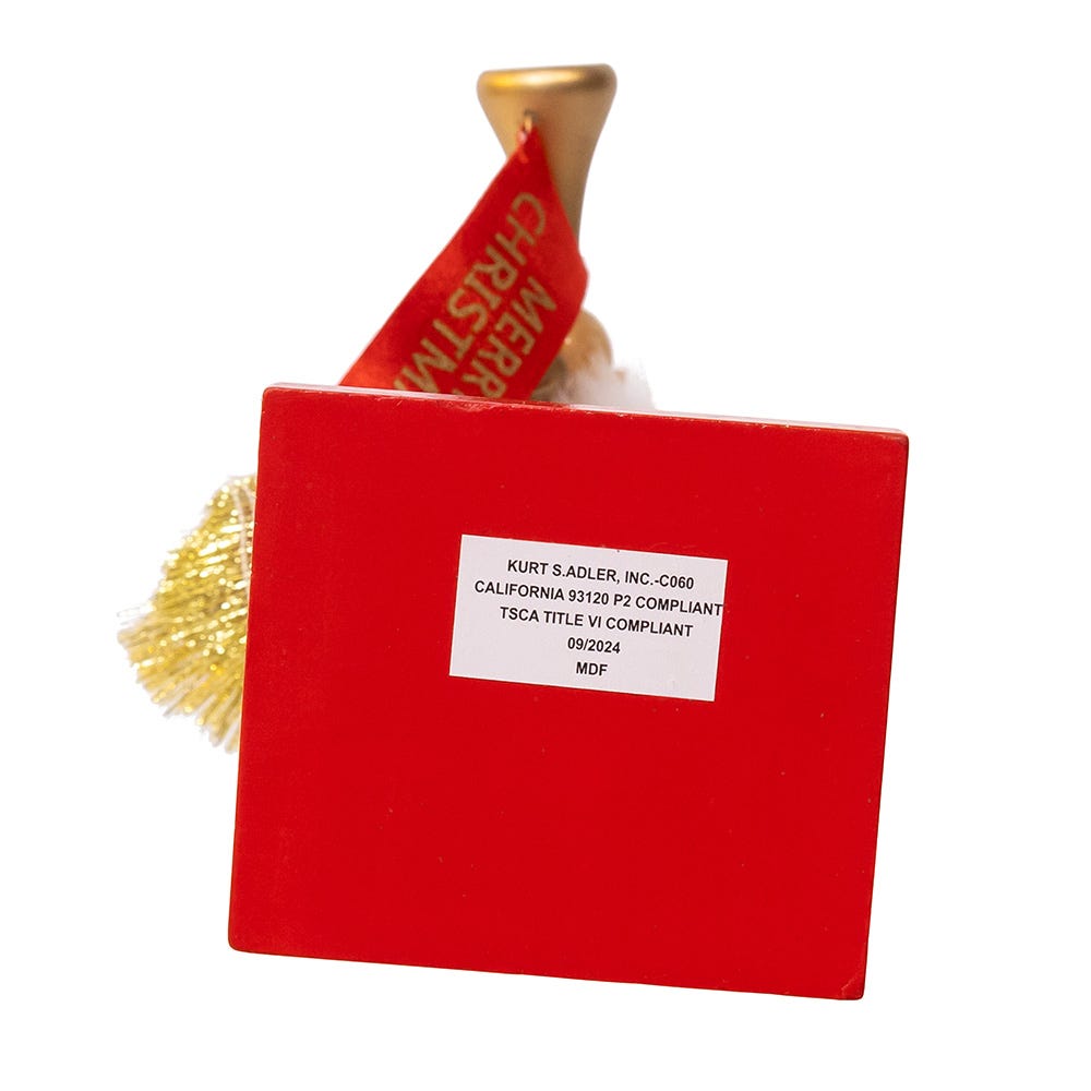 Shop For Kurt Adler 15 - Inch Red and Green With Horn Nutcracker