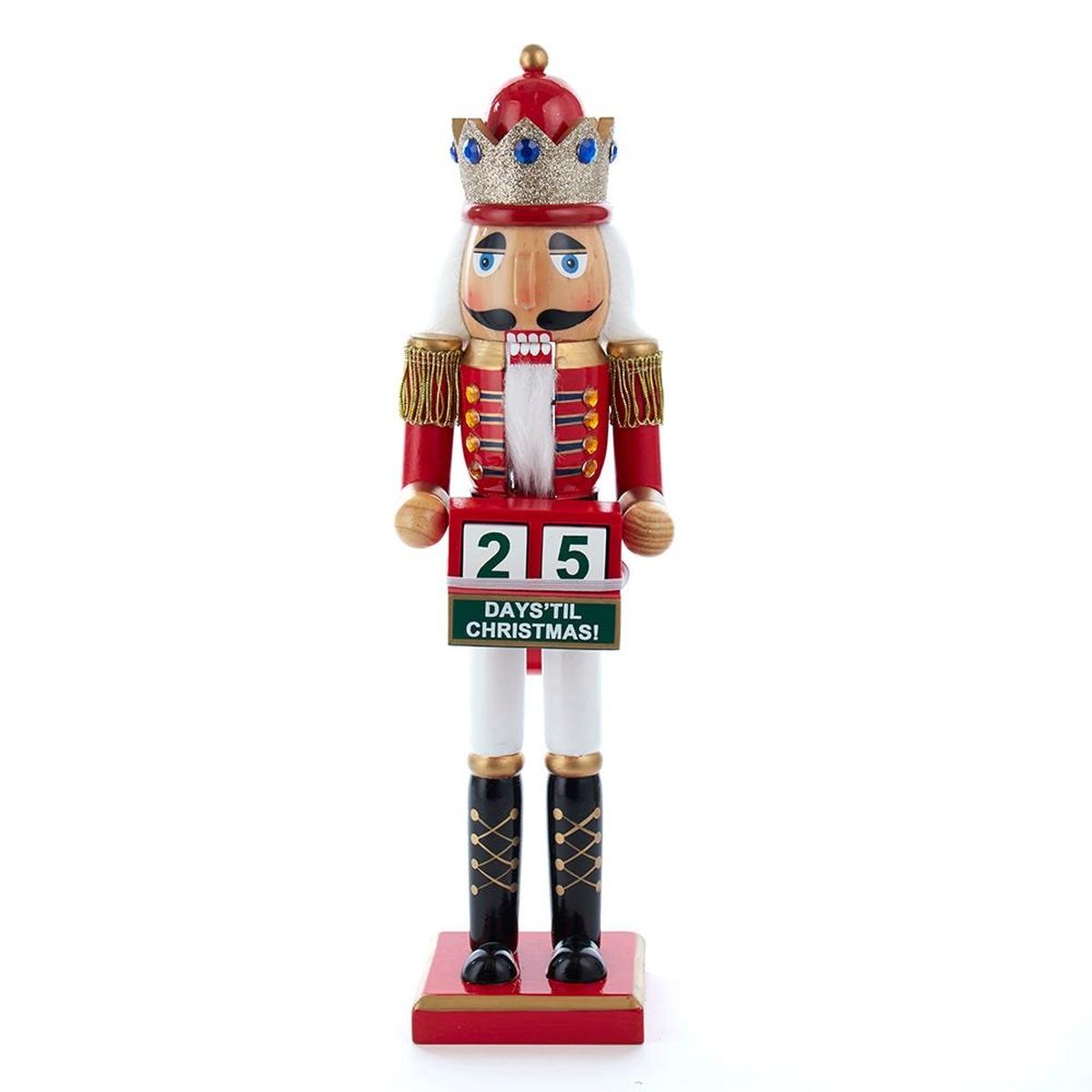 Shop For Kurt Adler 15 - Inch Red King Nutcracker with Calendar