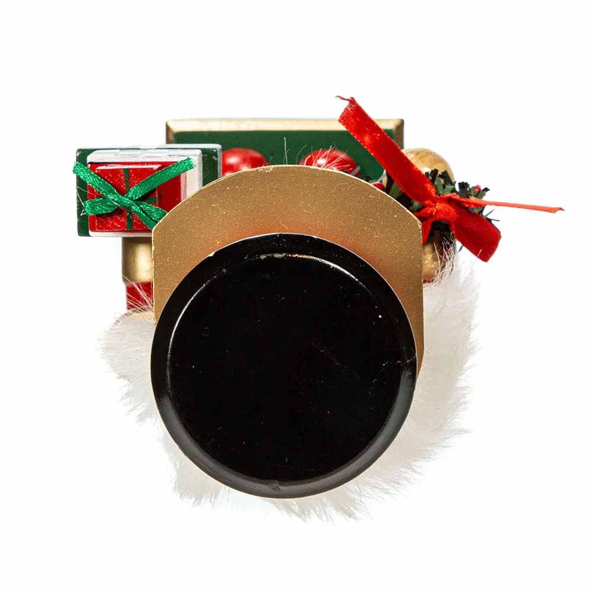 Shop For Kurt Adler 15 - Inch Red, White and Black Nutcracker with Gift Box and Wreath