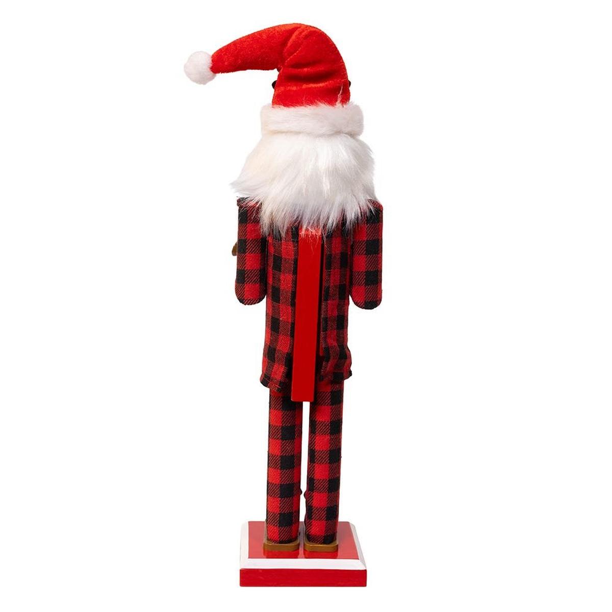 Shop For Kurt Adler 15 - Inch Santa With Red Pajamas Nutcracker