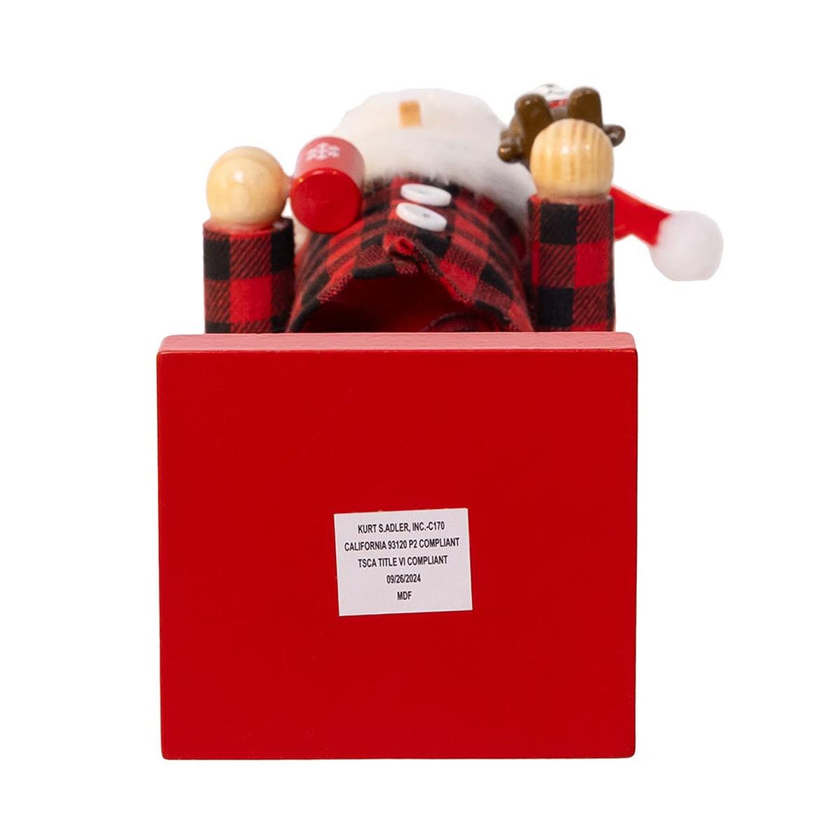 Shop For Kurt Adler 15 - Inch Santa With Red Pajamas Nutcracker