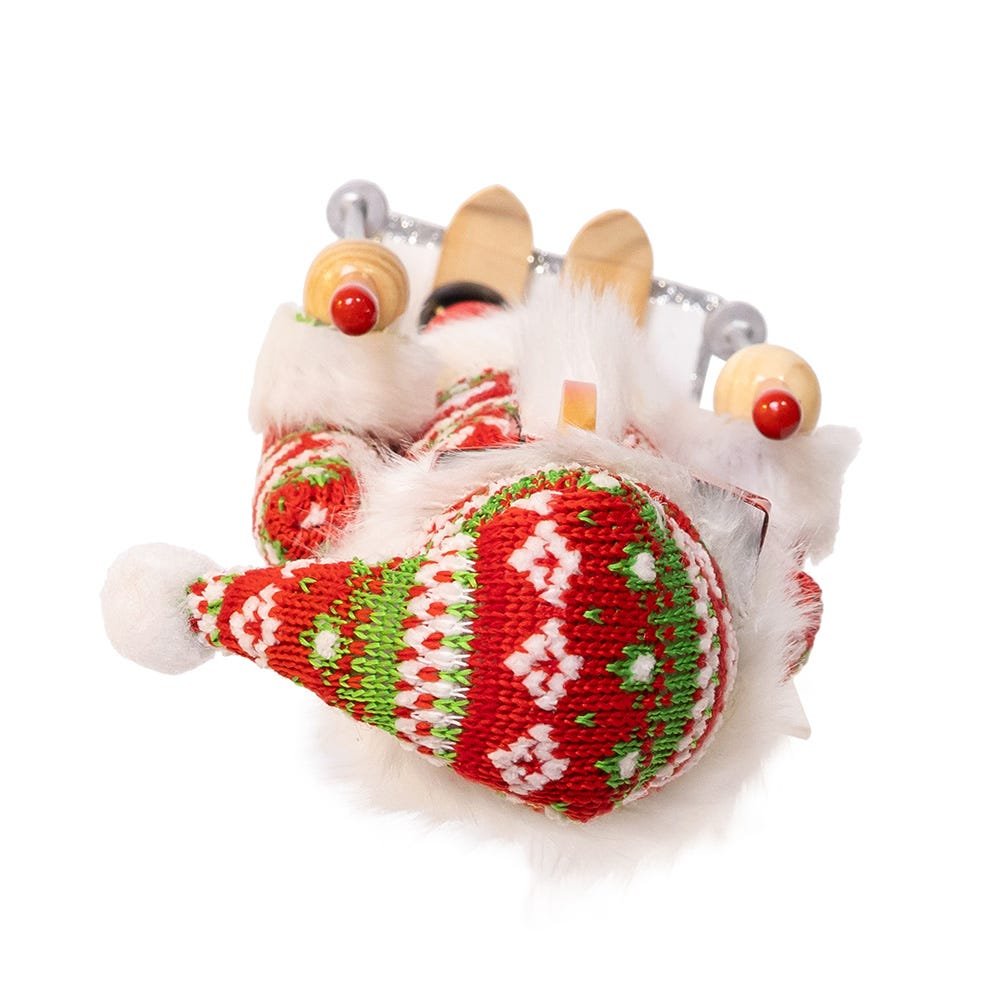 Shop For Kurt Adler 15 - Inch Ski Santa With Christmas Sweater Nutcracker