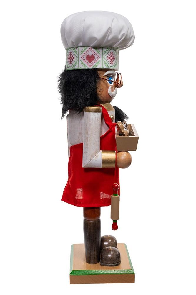 Shop For Kurt Adler 15 - Inch Wooden Chef Peppermint Nutcracker