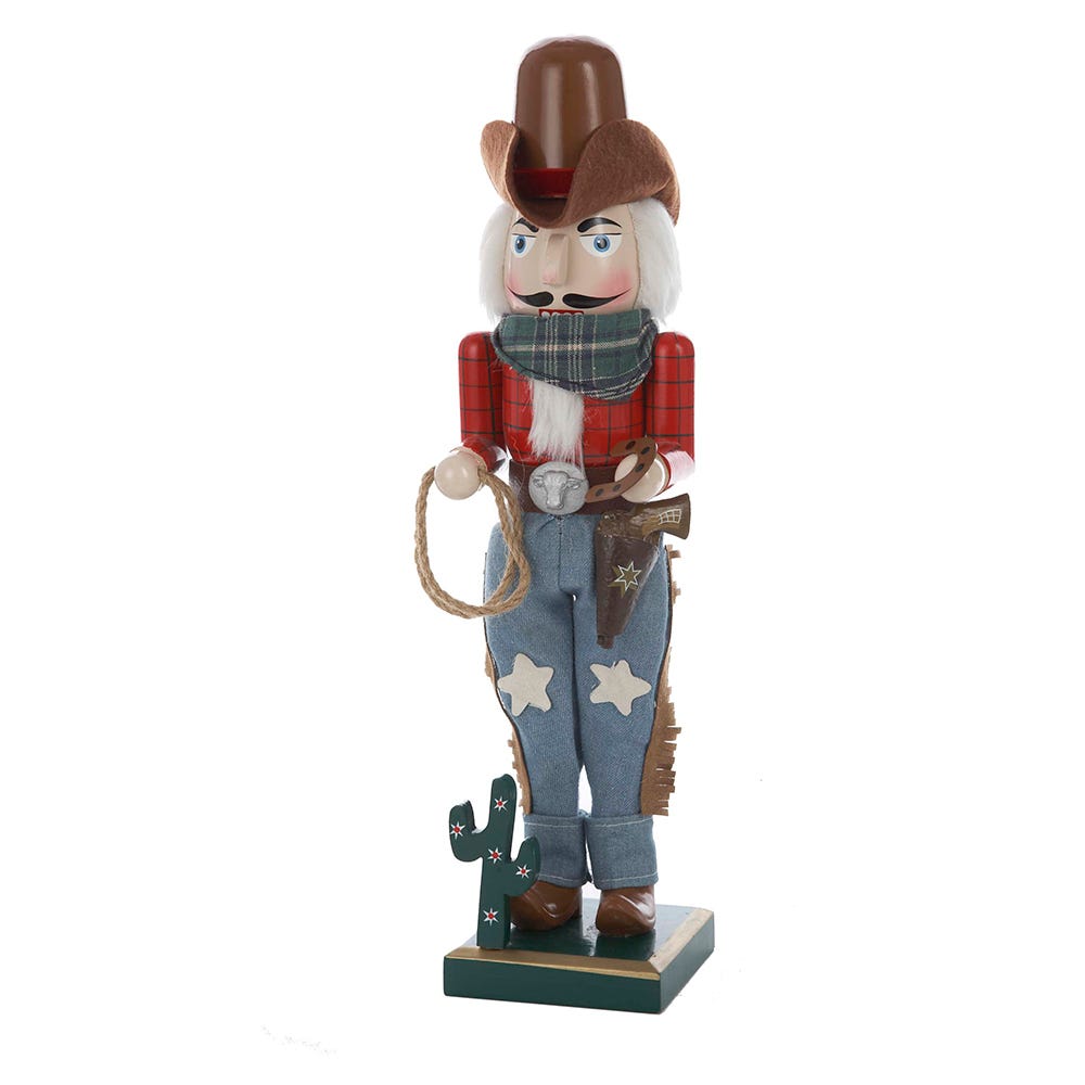 Shop For Kurt Adler 15 - Inch Wooden Cowboy Nutcracker