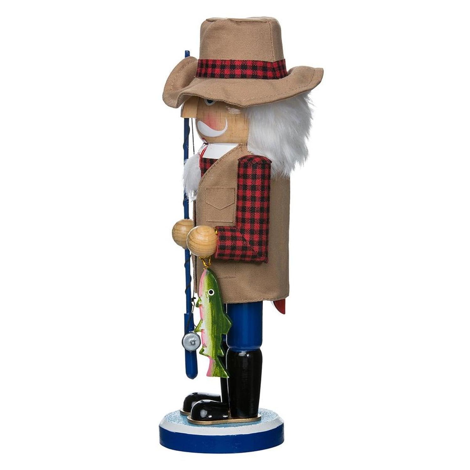 Kurt Adler 15-Inch Wooden Fisherman Nutcracker
