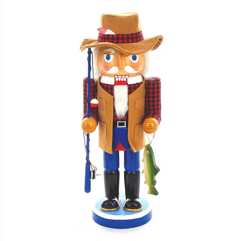 Shop For Kurt Adler 15 - Inch Wooden Fisherman Nutcracker