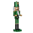 Shop For Kurt Adler 15 - Inch Wooden Irish Nutcracker on Shamrock Base
