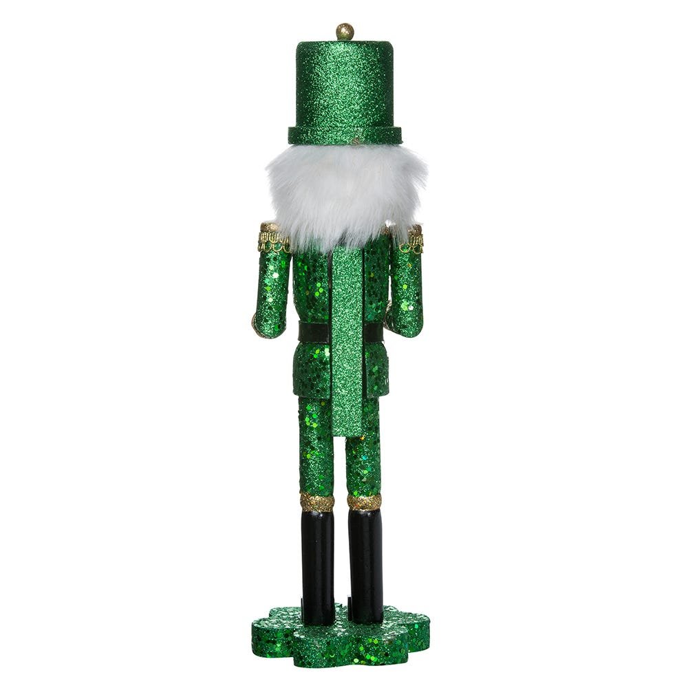 Shop For Kurt Adler 15 - Inch Wooden Irish Nutcracker on Shamrock Base