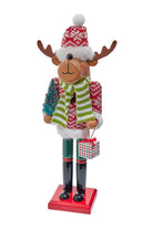 Shop For Kurt Adler 15 - Inch Wooden Reindeer Nutcracker