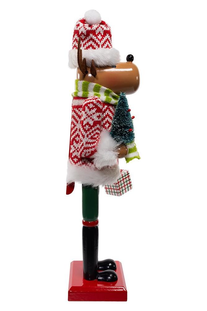 Shop For Kurt Adler 15 - Inch Wooden Reindeer Nutcracker