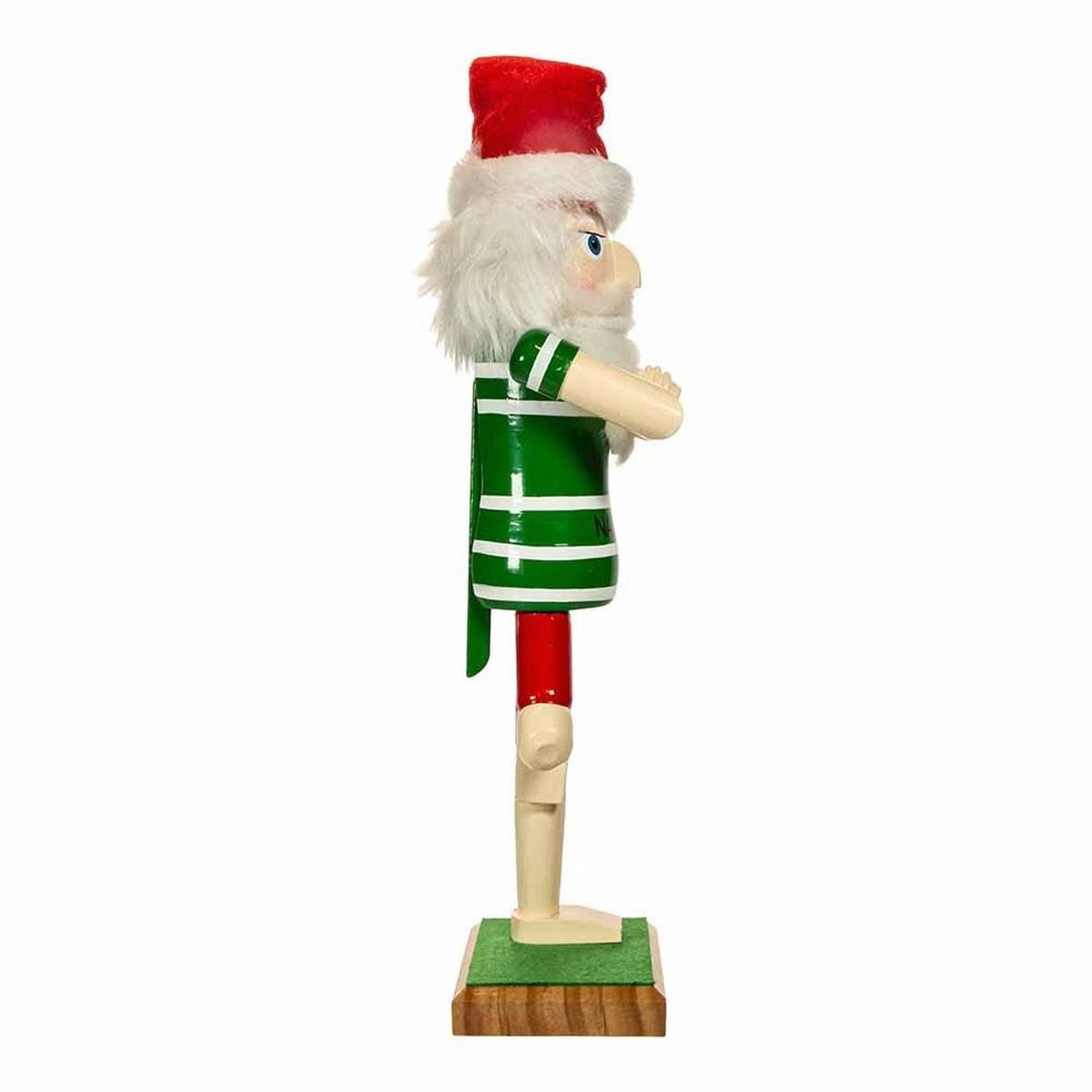 Kurt Adler 15-Inch Wooden Yoga Santa Nutcracker