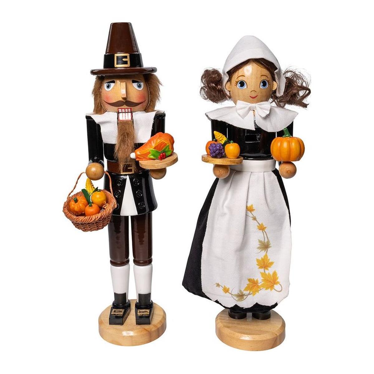 Shop For Kurt Adler 15" Pilgrim Nutcrackers 2 - Piece Set