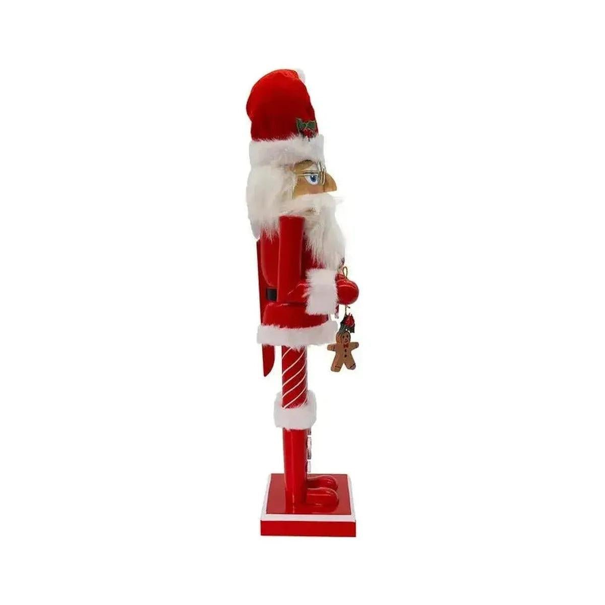 Shop For Kurt Adler 15" Wooden Mr. Claus Nutcracker