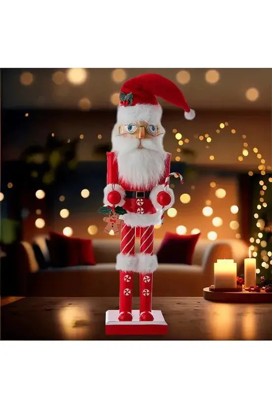 Shop For Kurt Adler 15" Wooden Mr. Claus Nutcracker