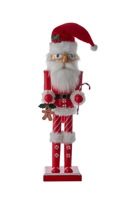 Shop For Kurt Adler 15" Wooden Mr. Claus Nutcracker