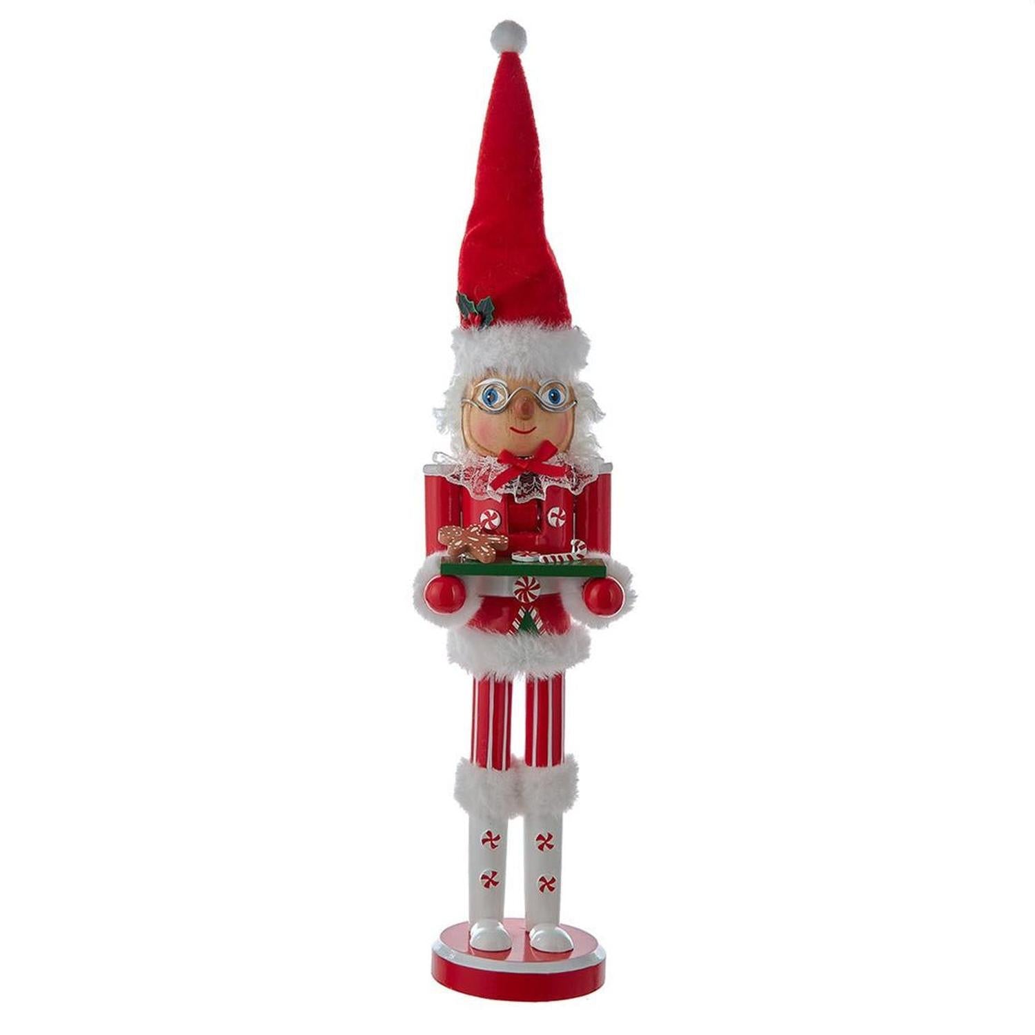 Kurt Adler 15" Wooden Mrs. Claus Nutcracker