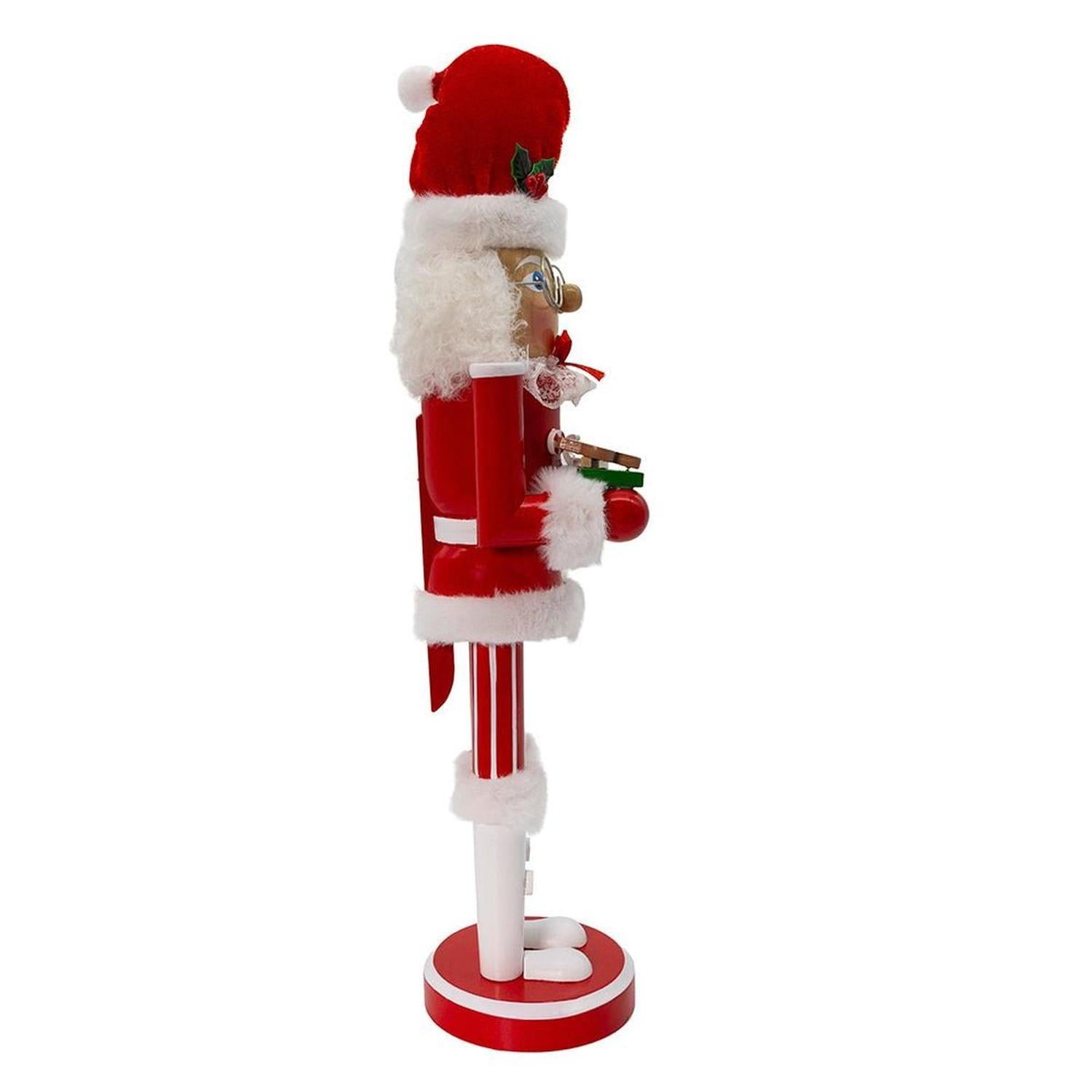 Kurt Adler 15" Wooden Mrs. Claus Nutcracker