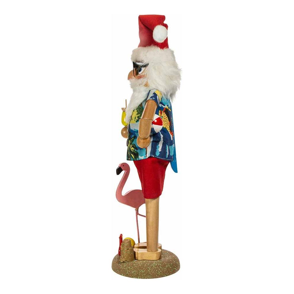 Shop For Kurt Adler 15.5 - Inch Wooden Beach Santa Nutcracker