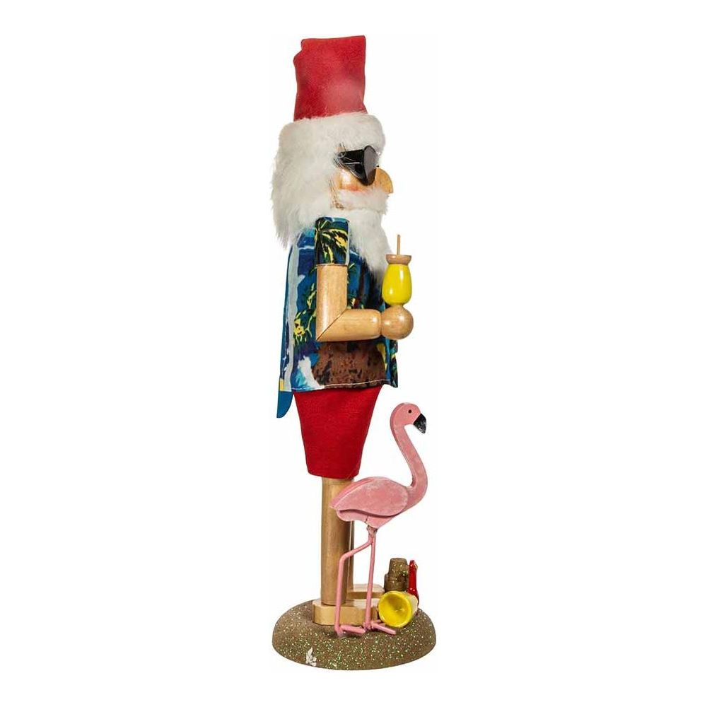 Shop For Kurt Adler 15.5 - Inch Wooden Beach Santa Nutcracker