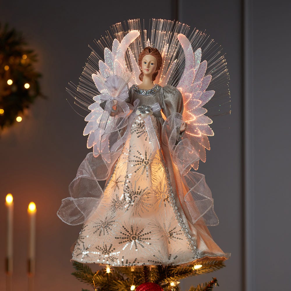 Shop For Kurt Adler 16 - Inch Fiber Angel Tree Topper
