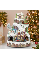 Shop For Kurt Adler 17 - Inch Musical LED Village on Mountain Table Piece