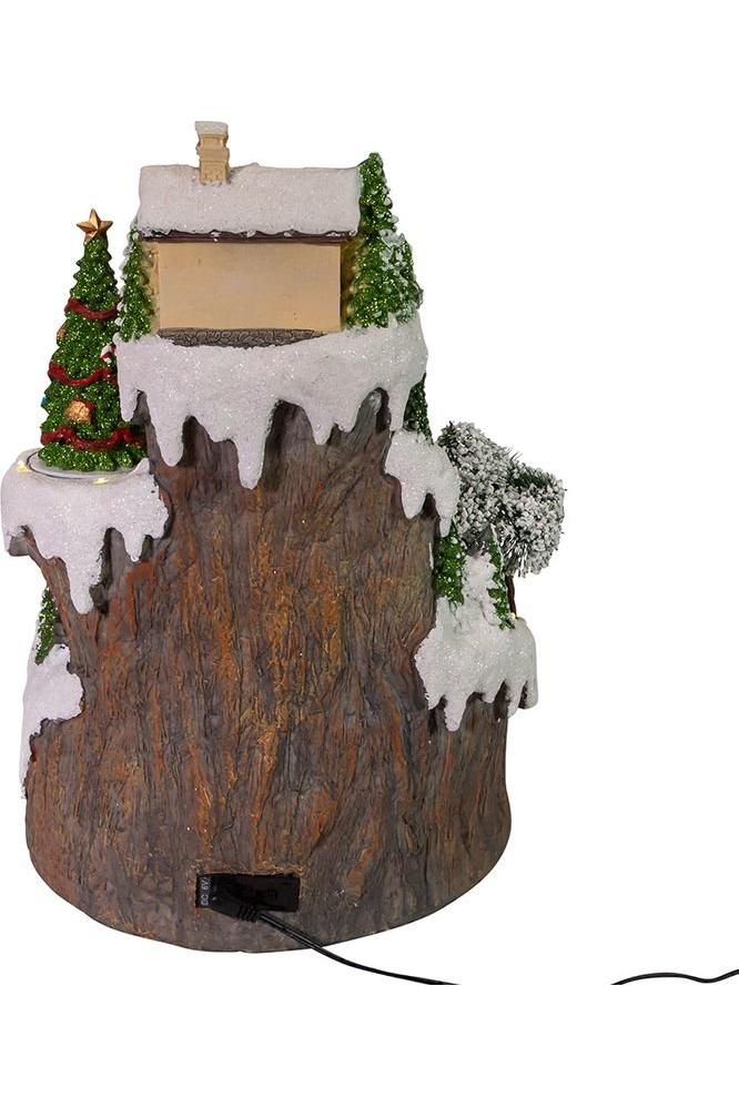 Shop For Kurt Adler 17 - Inch Musical LED Village on Mountain Table Piece