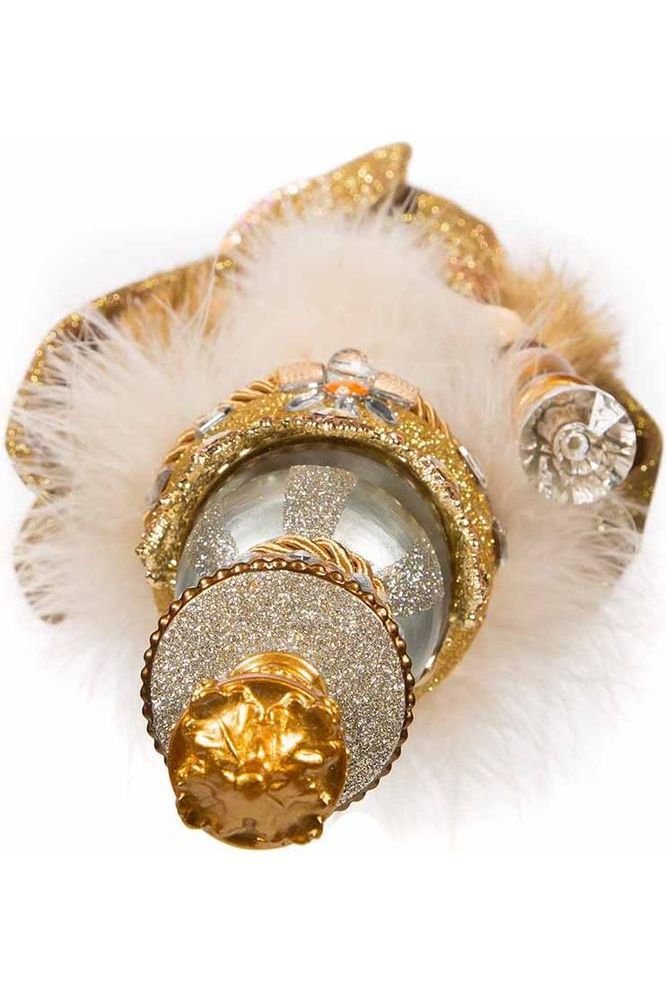 Shop For Kurt Adler 17.5" Hollywood Gold with Fuzzy Cape King Nutcracker