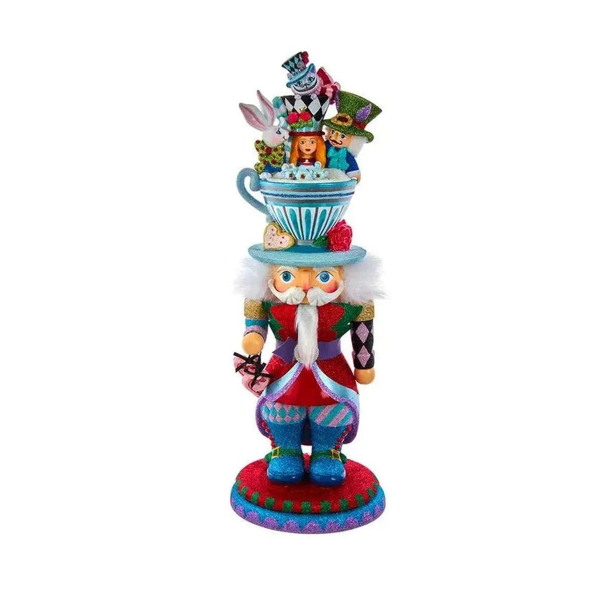 Shop For Kurt Adler 18" Hollywood Nutcrackers™ Alice Teacup Hat Nutcracker