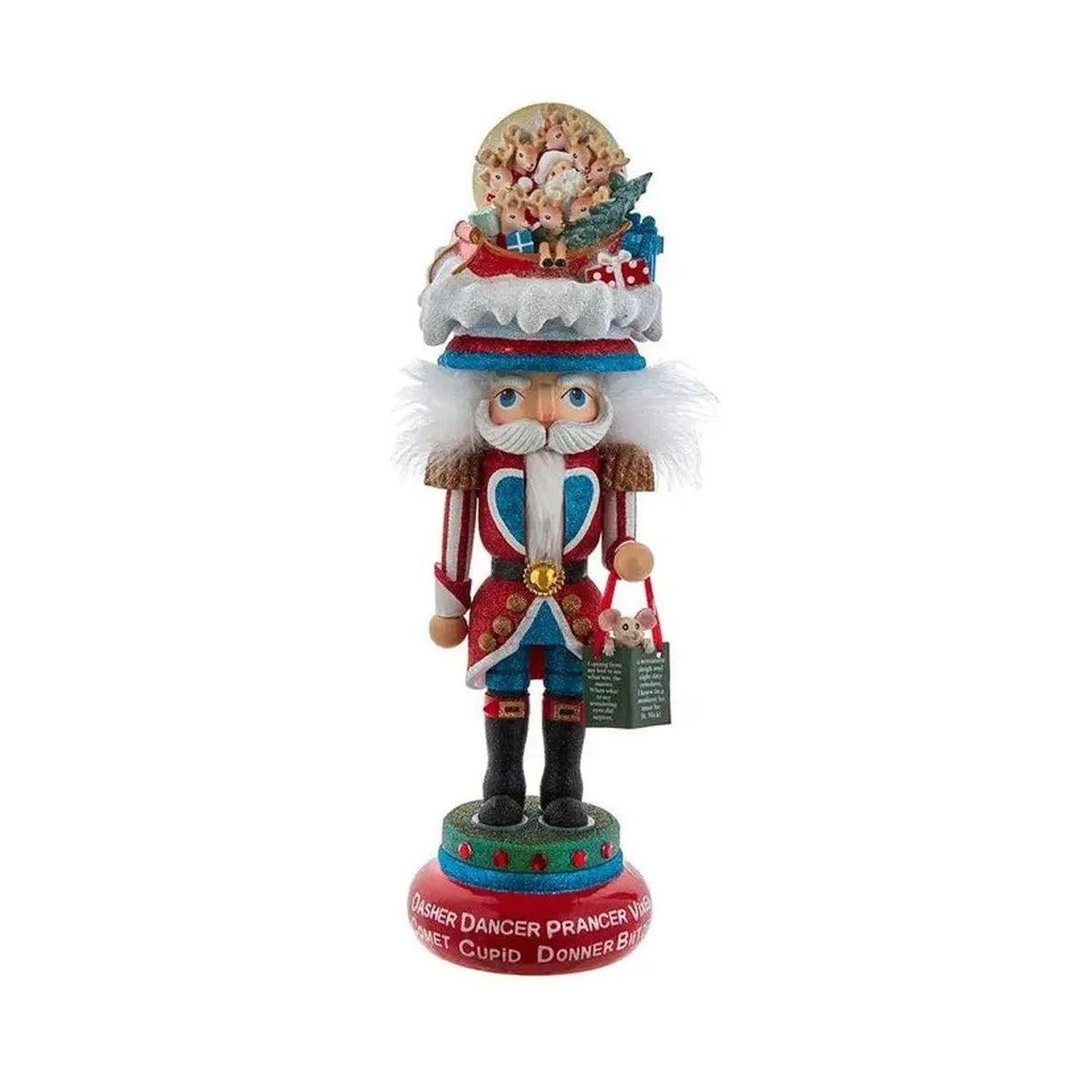 Kurt Adler 18" Hollywood Nutcrackers™ Now Dasher, Now Dancer... Nutcracker