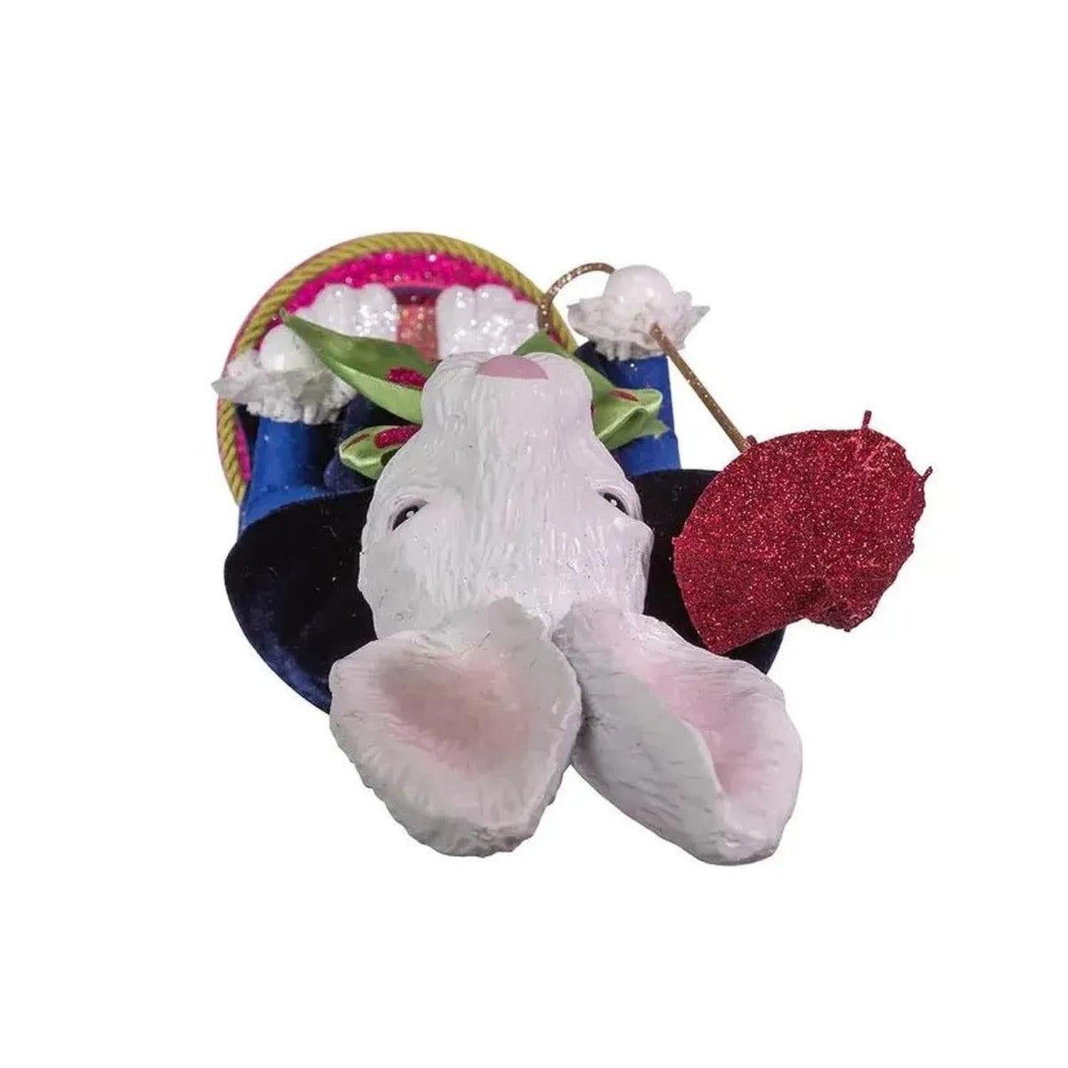 Kurt Adler 18" Hollywood Nutcrackers™ White Rabbit Nutcracker