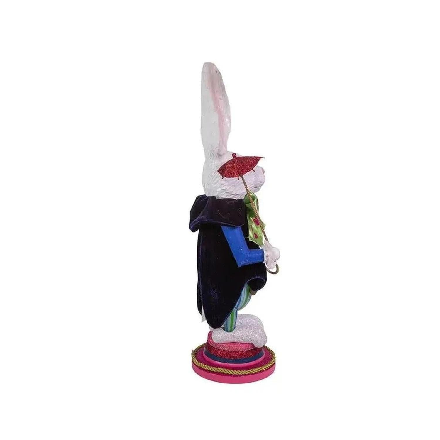 Kurt Adler 18" Hollywood Nutcrackers™ White Rabbit Nutcracker