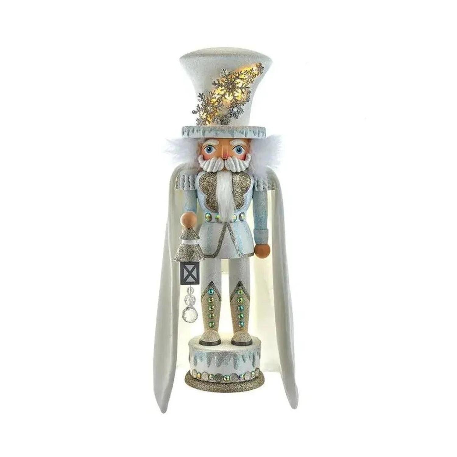 Kurt Adler 18" Hollywood Nutcrackers™ White Snowflake LED Soldier