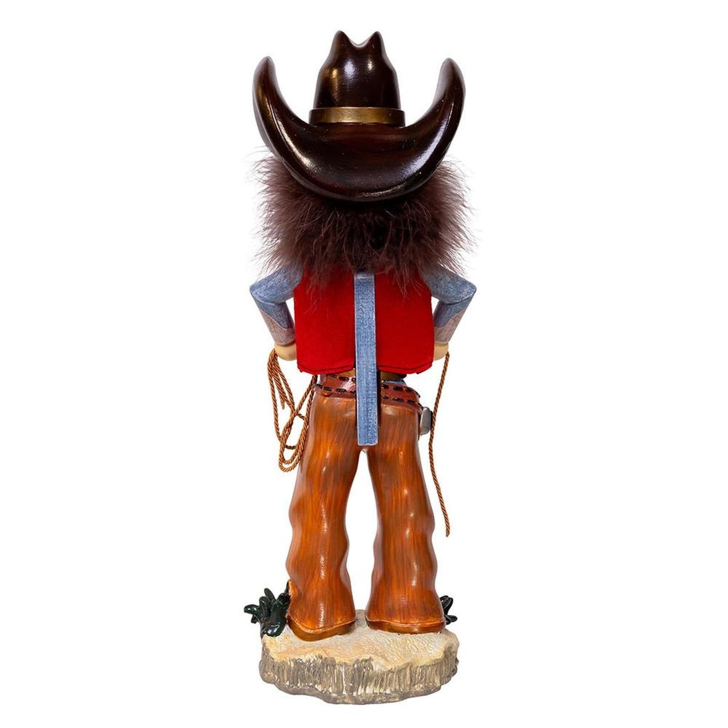 Kurt Adler 18-Inch Hollywood Nutcrackers Cowboy With Lasso Nutcracker